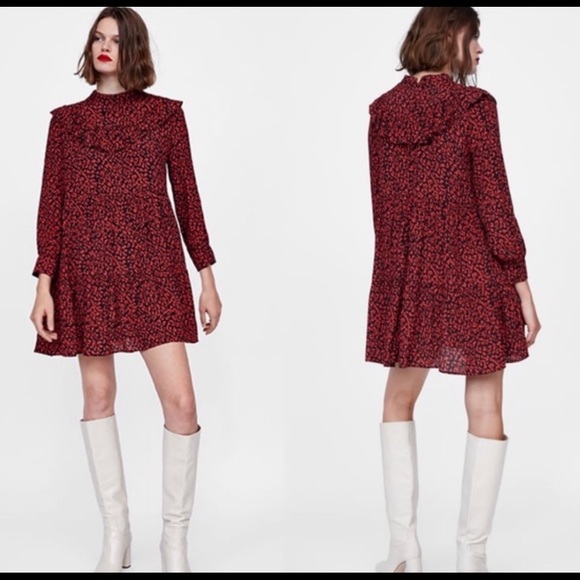 ✨EXCELLENT CONDITION✨ Zara animal print dress - Picture 2 of 6